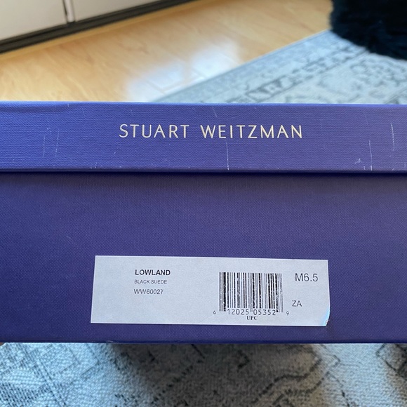 STUART WEITZMAN LOWLAND BLACK SUEDE BOOT 6.5 - Picture 7 of 11